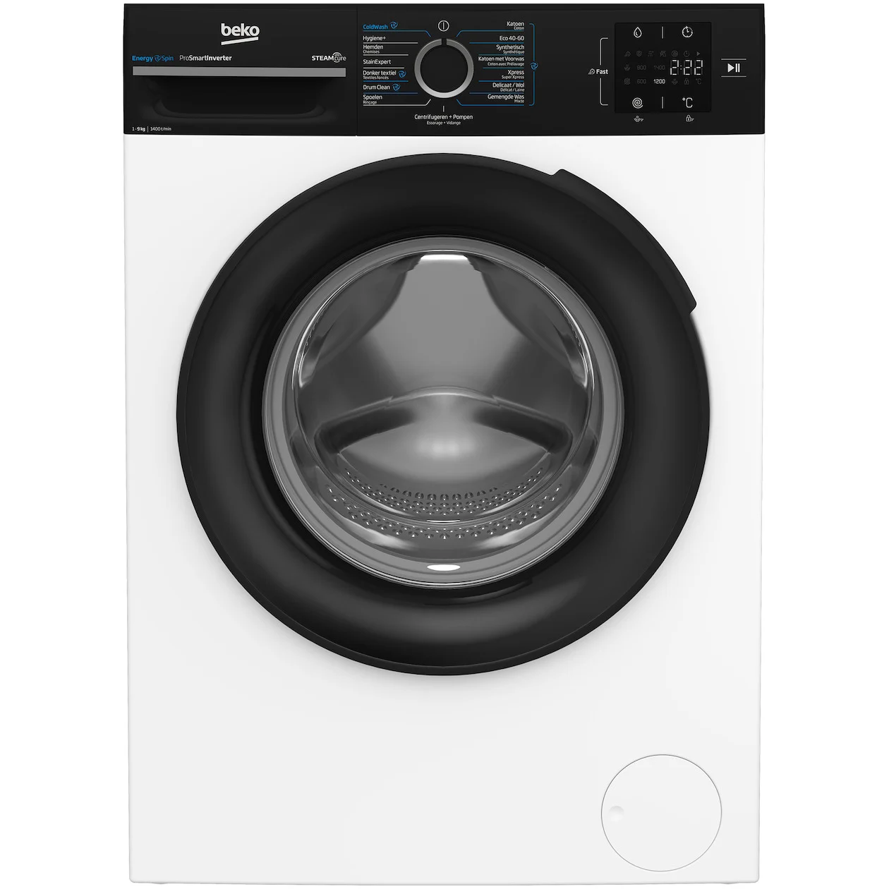Beko BM3WFT3941B EnergySpin Wasmachine Wit