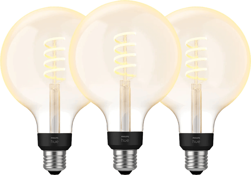 Philips Hue Filament White Ambiance Globe XL 3-pack