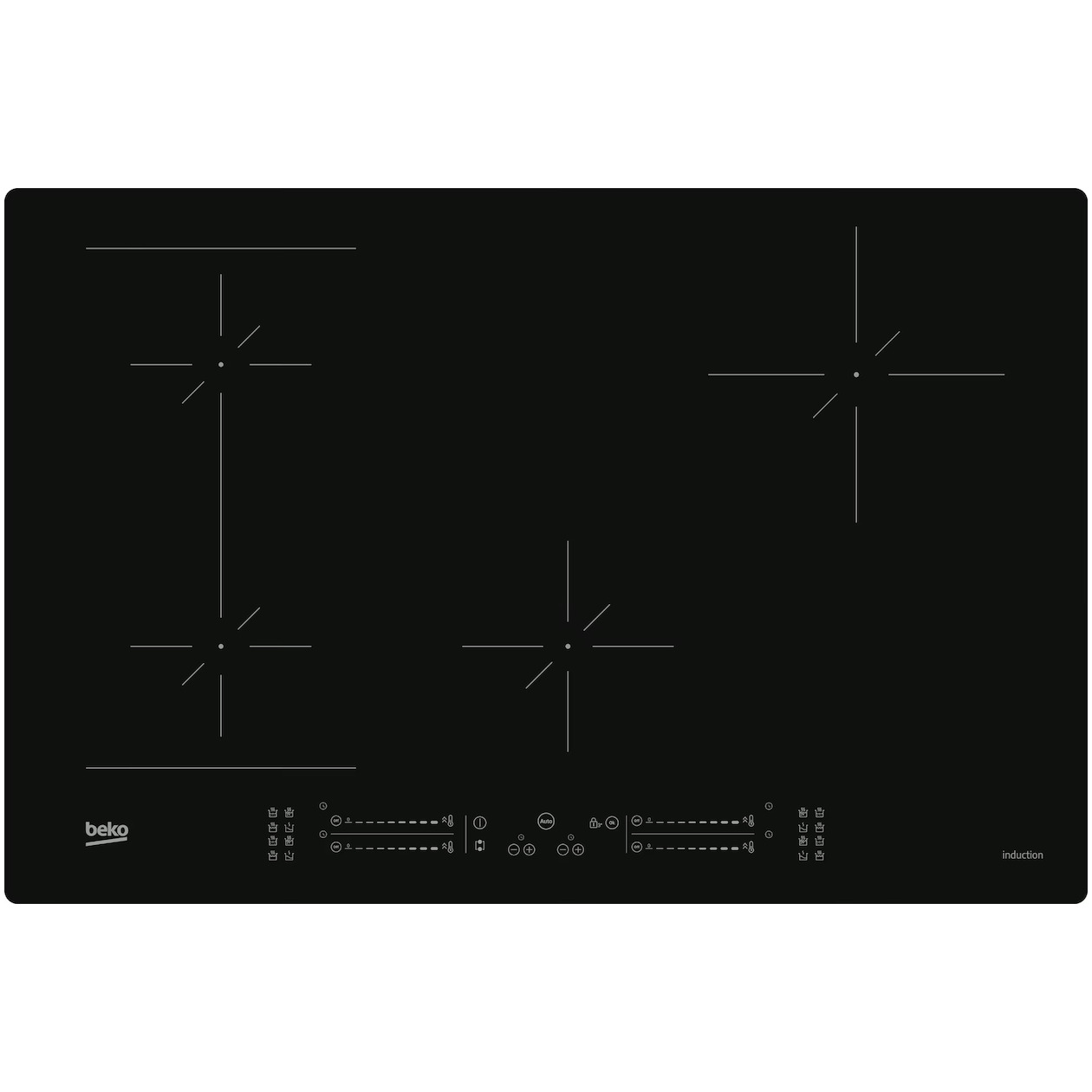 Beko HII84540IFT Inductie kookplaat Zwart