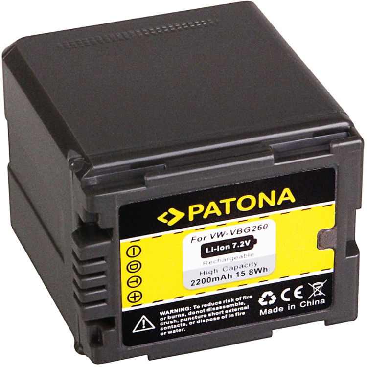 Panasonic VW-VBG260 accu (Patona)