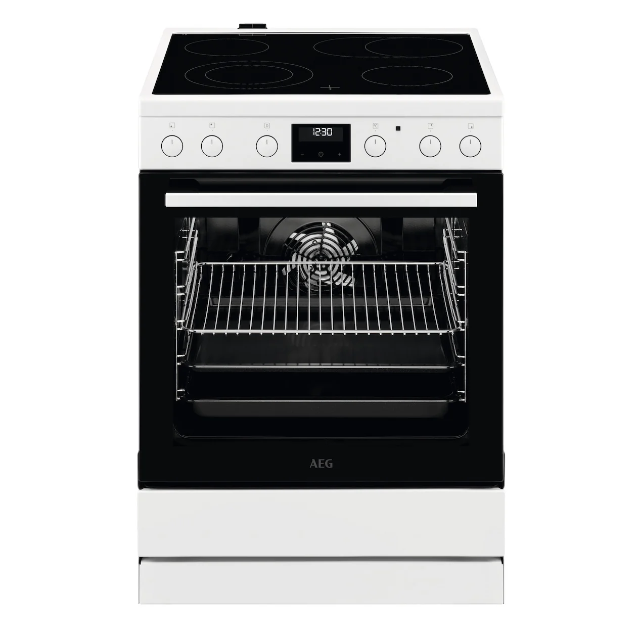 AEG CCB6441BBW Keramisch fornuis Wit