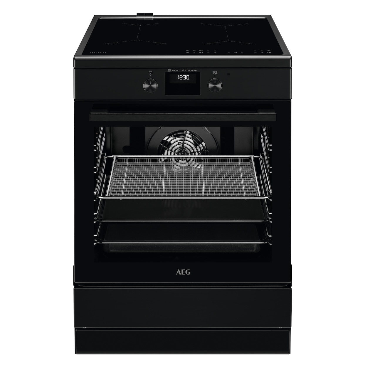 AEG CIB6640AAB Inductie fornuis Zwart