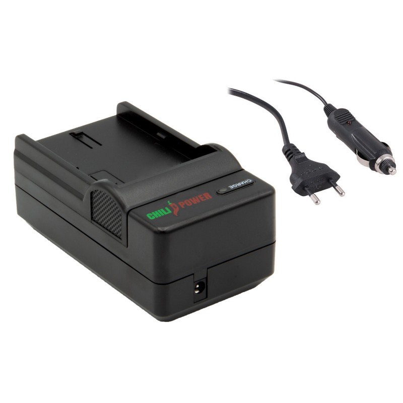 ChiliPower Nikon EN-EL1 oplader - stopcontact en autolader