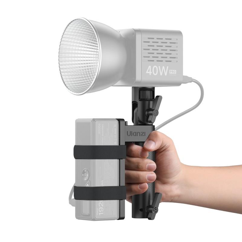 Ulanzi LA06 Light Grip Handle met powerbank-klem