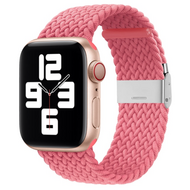 Braided nylon bandje - Roze - Geschikt voor Apple Watch 44mm / 45mm / 46mm / 49mm