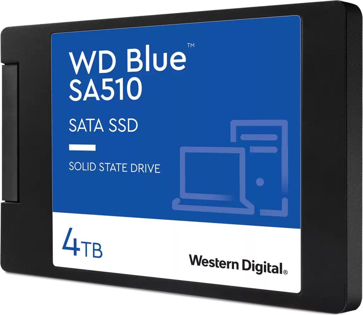 WD Blue SA510 Serie - SSD - 4TB - 2,5 inch - 560/520 MB/s