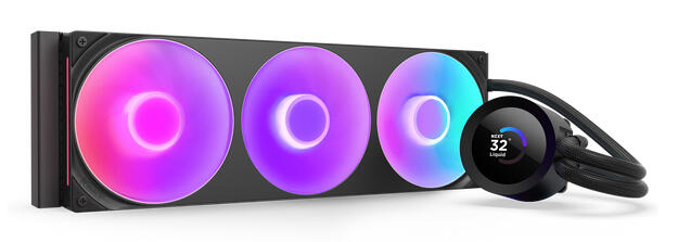 NZXT Kraken Plus 360 v2 RGB koeling zwart