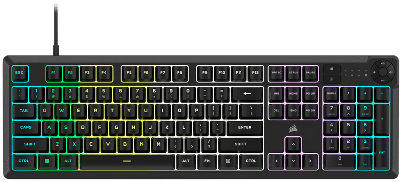 Corsair K55 Core RGB Gaming Toetsenbord Qwerty