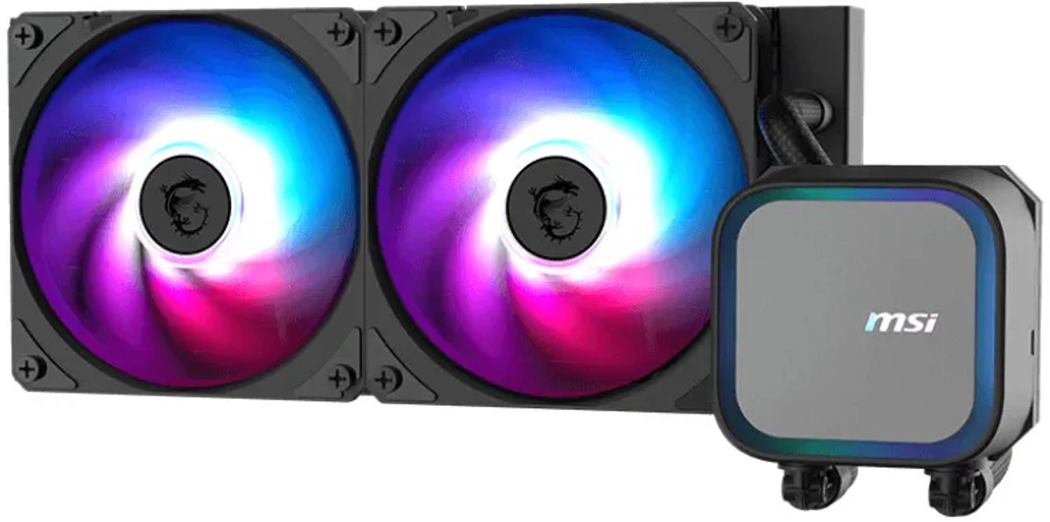 MSI MAG Coreliquid A13 240 - CPU koeler - 2x 120mm fans - Zwart