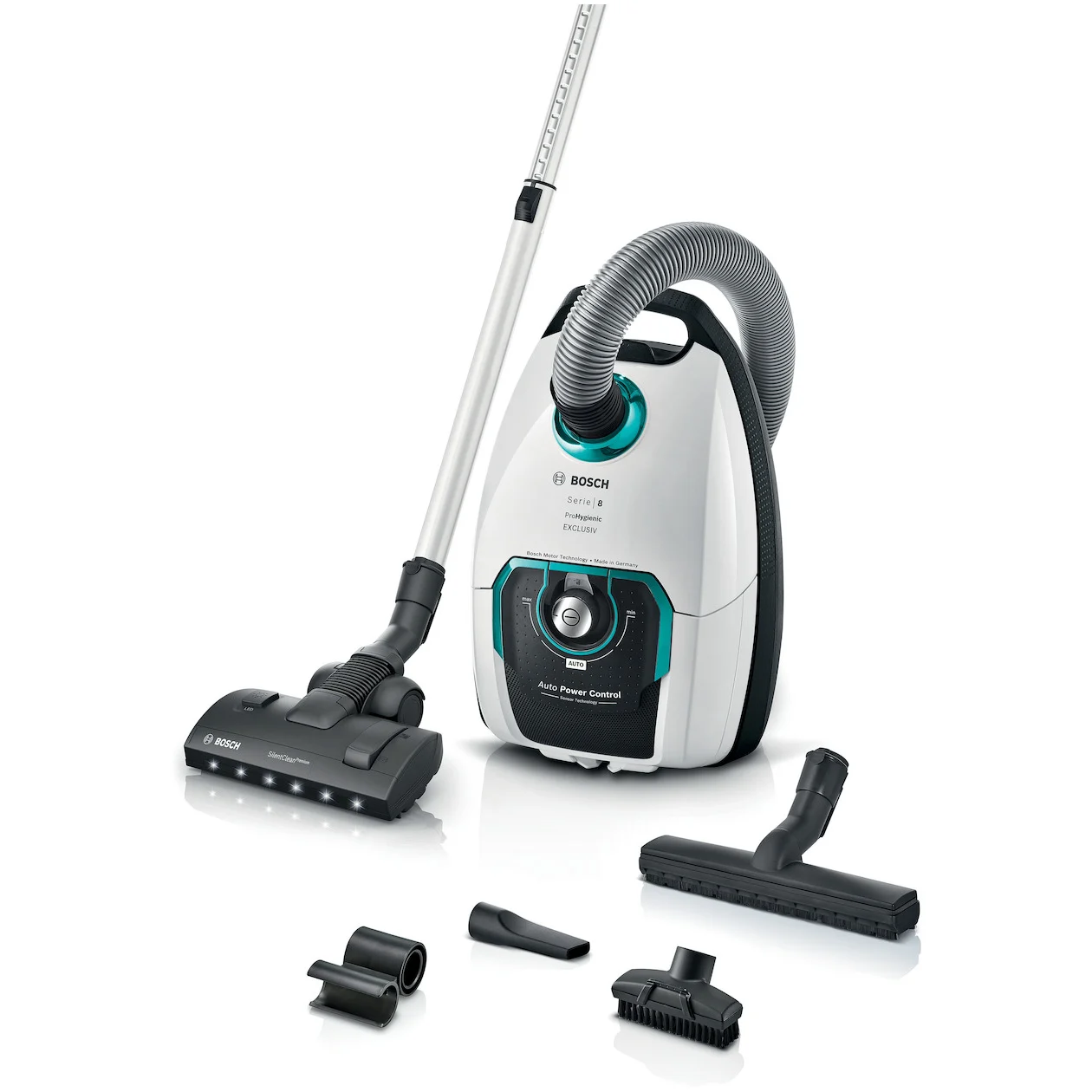Bosch BGL8HYG0L Stofzuiger met zak Wit