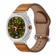 Classic leren band - Bruin - Samsung Galaxy Watch 8 Classic - 46mm