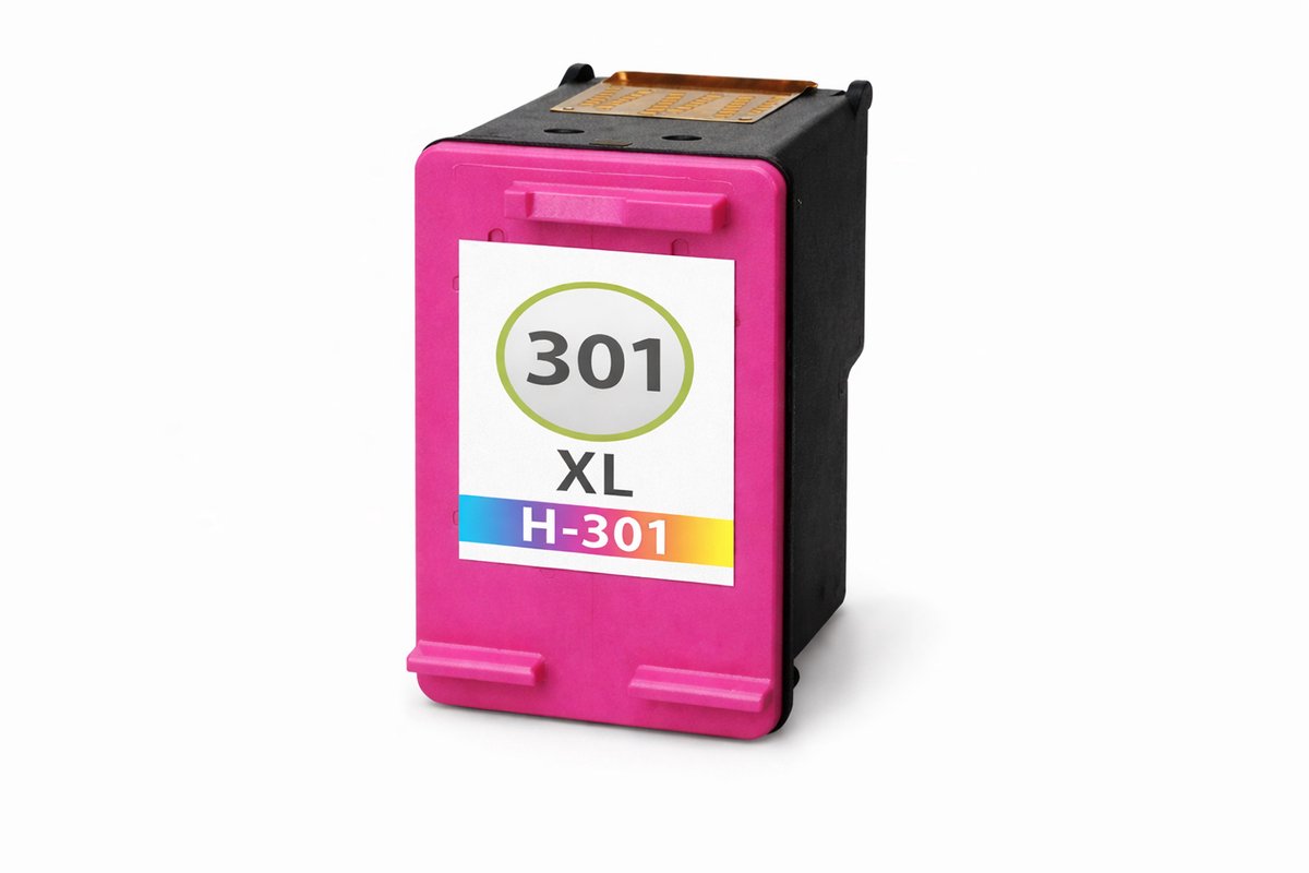 301XL Kleur - Huismerk inktcartridge compatible met HP DESKJET 1000 / 1010 / 1050 / 1050 A / 1055 / 1510 / 2050 / 2050 A / 2050 S / 2054 A / 2510 / 2512 / 2514 / 2540 / 2541 / 2542 / 2543 / 2544 / 2549 / 2550 / 3000 / 3050 / 3050 A / 3050 SE