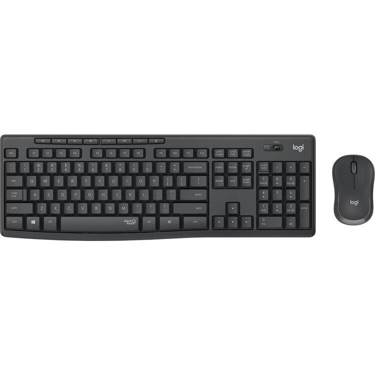 Logitech MK295 Silent desktop zwart