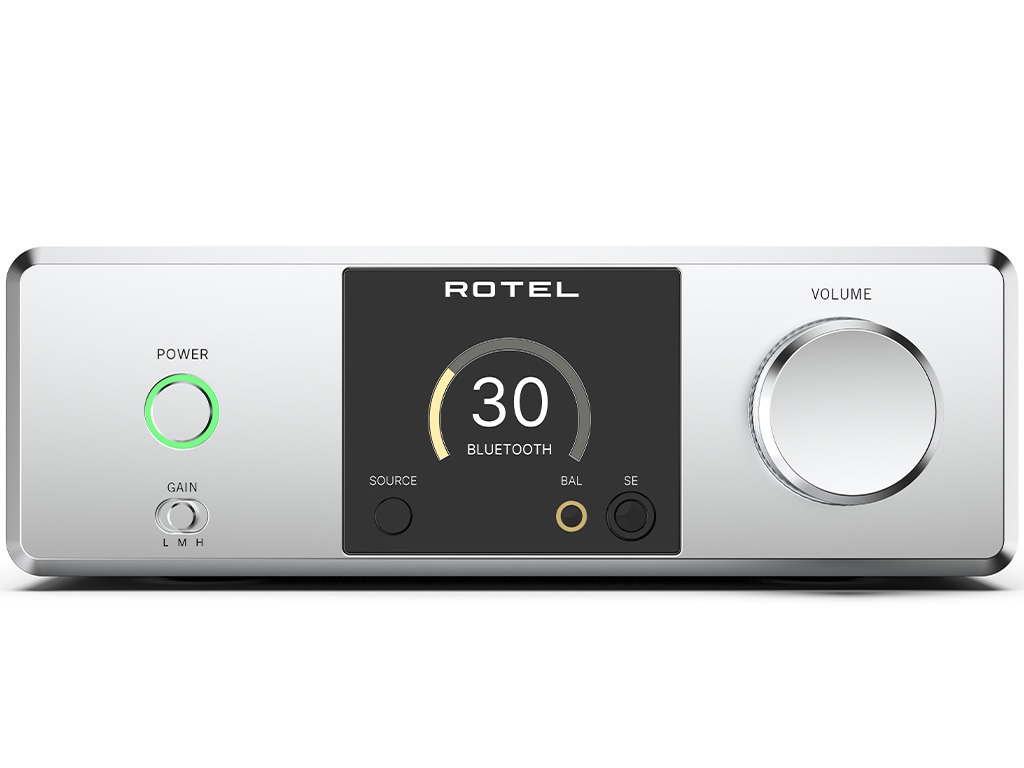 Rotel DX-3 hoofdtelefoonversterker zilver