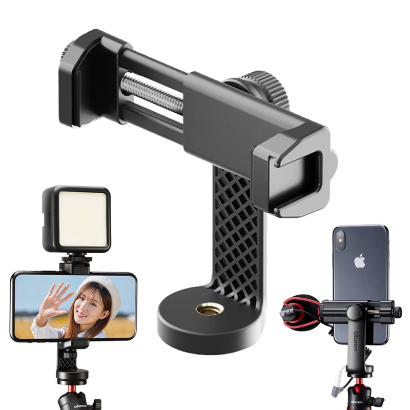 Ulanzi ST-17 360° draaibare telefoonhouder met cold shoe-mount