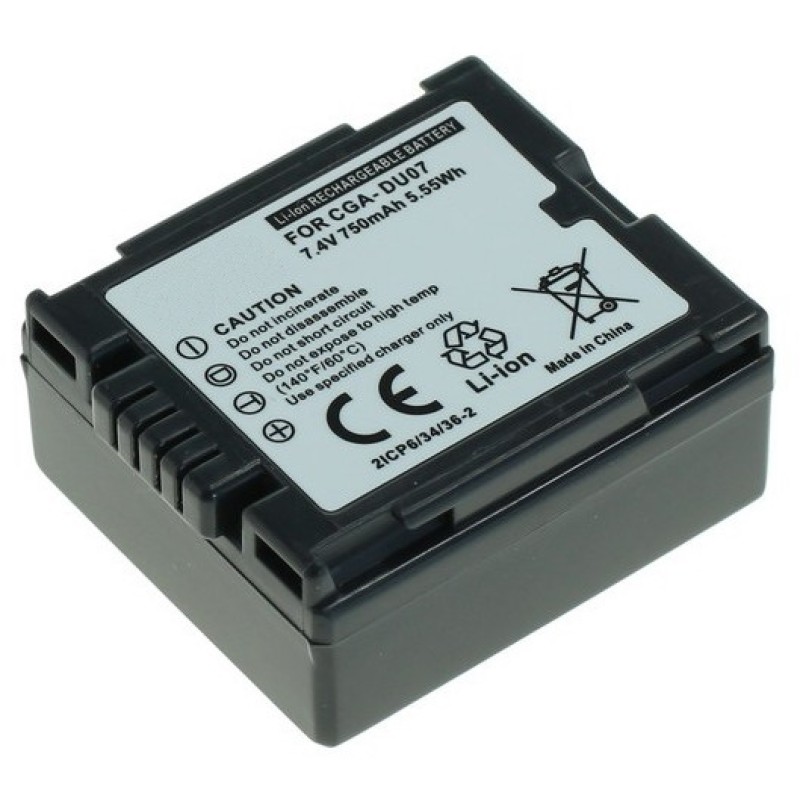 Camera-accu CGA-DU07 / CGR-DU07 voor Panasonic