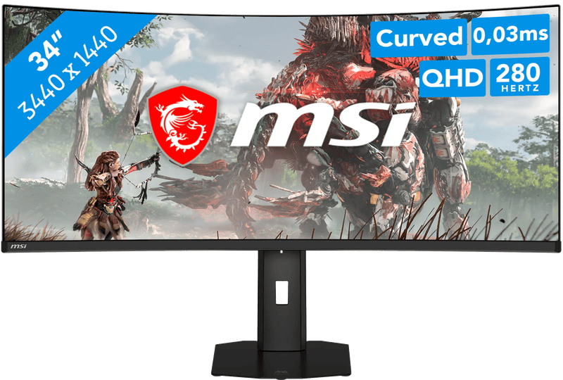 MSI MAG 341CQPDE X28 QD-OLED Curved