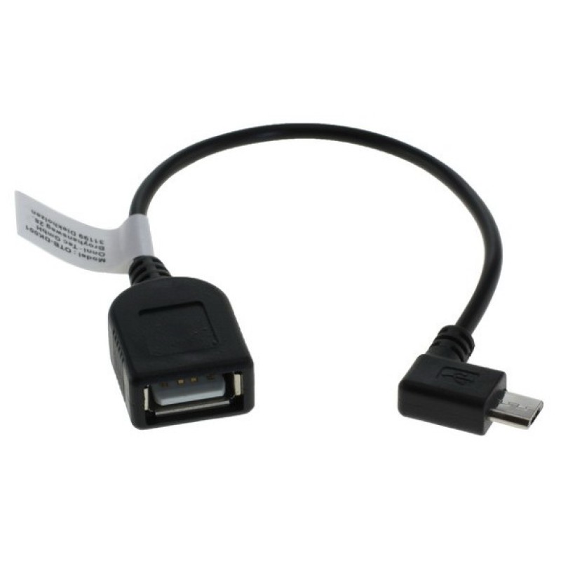 Adapterkabel micro-USB - OTG (On-The-Go) - 90graden
