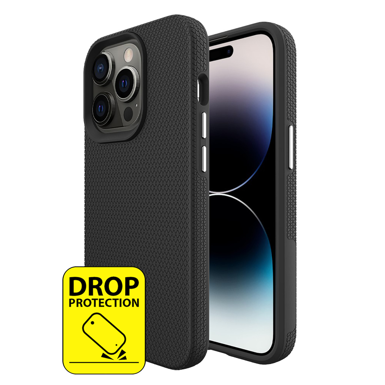 Just in Case Armor Case voor Apple iPhone 16 Pro Telefoonhoesje Zwart