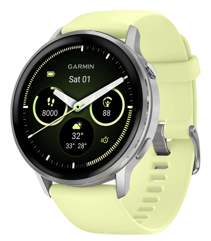 Garmin Venu 4 Zilver/Geel 45 mm