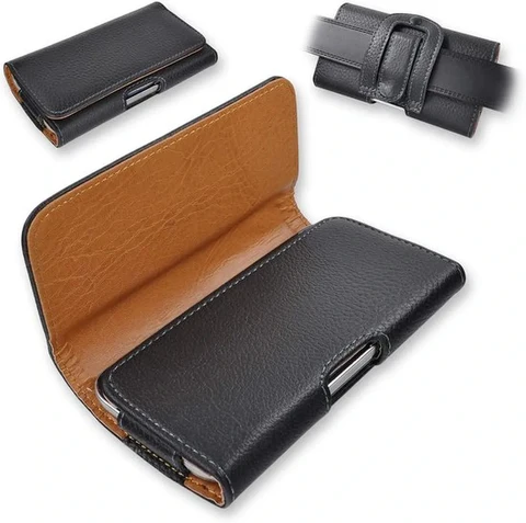 Heuptas - Horizontale Riem Holster Heuptas - Riemclip & Veiligheidslus - Geschikt voor Samsung Galaxy Xcover 7 - Zwart