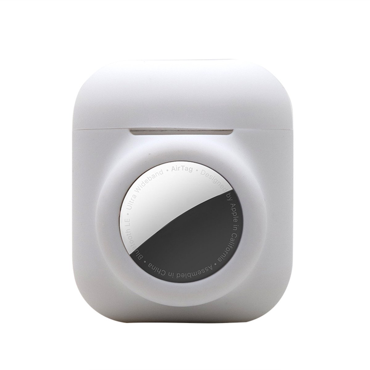 2 in 1 Geschik voor Airpods en Airtag-hoesjes in siliconen