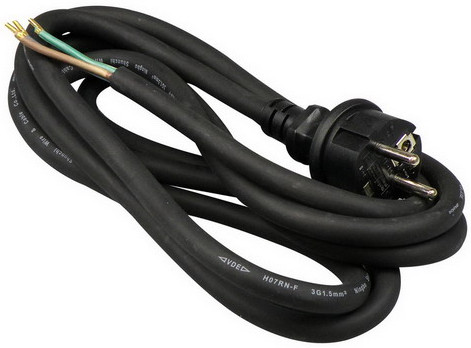 Gereedschapsnoer 3 x 1.5 mm2 3 meter met aarde