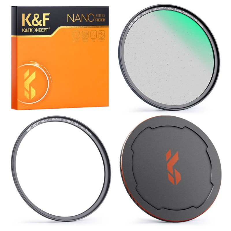 K&F Concept magnetische 1/8 black mist filter Nano X 52mm met anti-reflectie coating