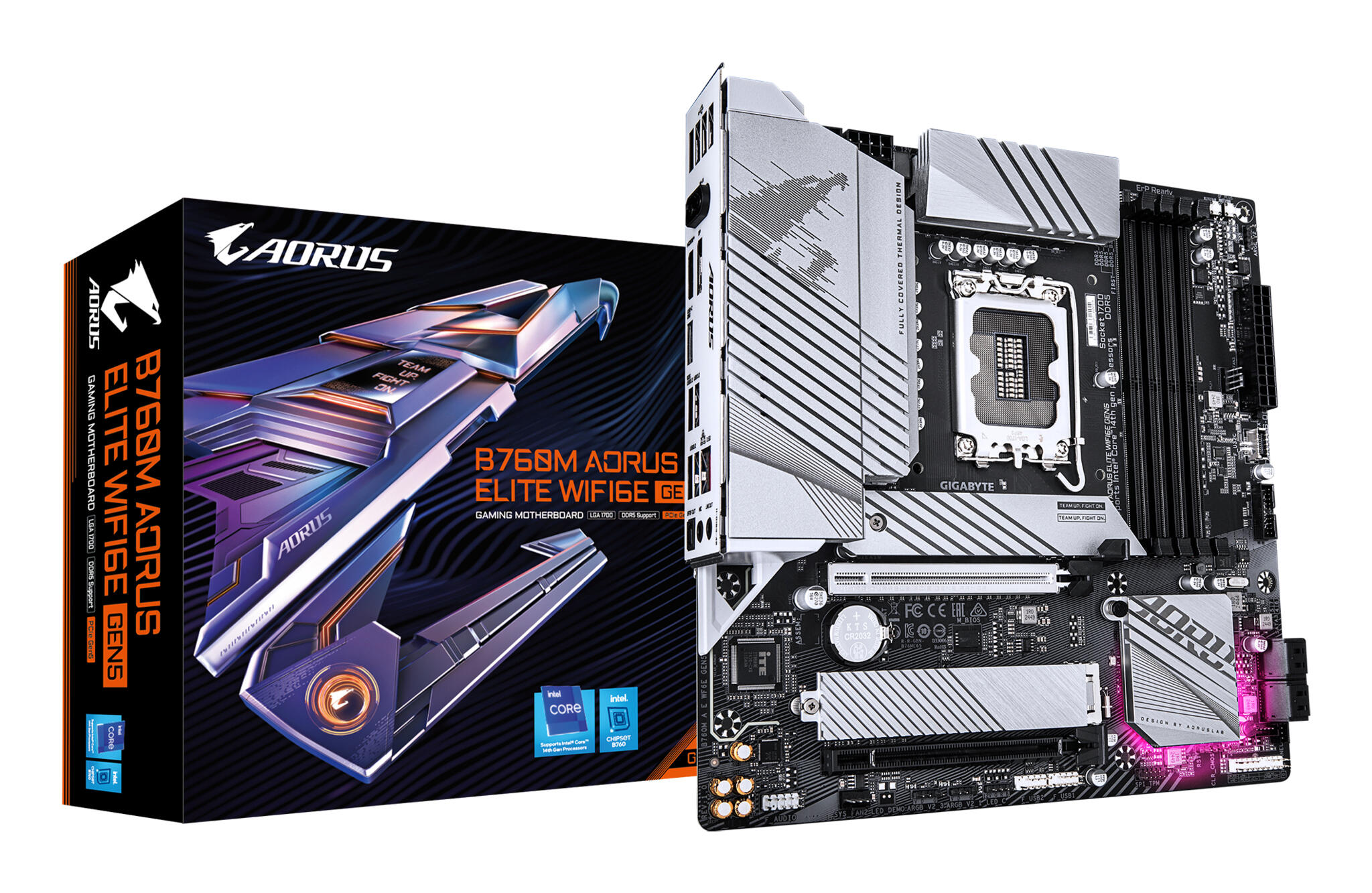 Gigabyte B760M Aorus Elite WiFi6E Gen5 moederbord