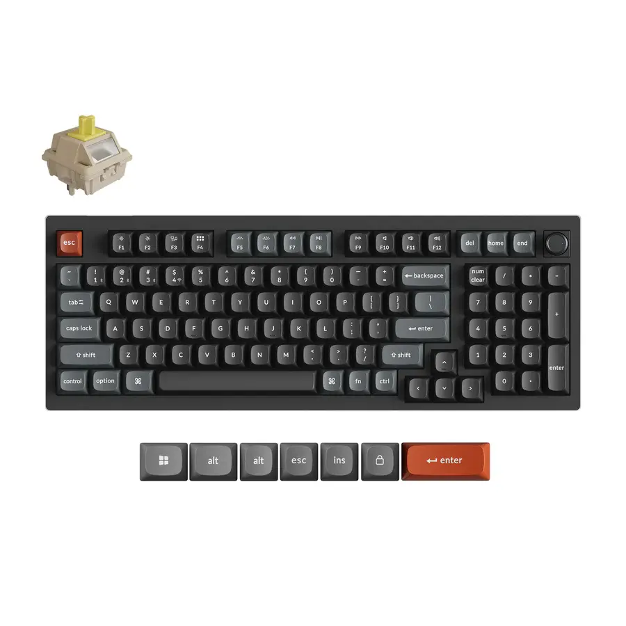 Keychron V5 Ultra 8K banana toetsenbord