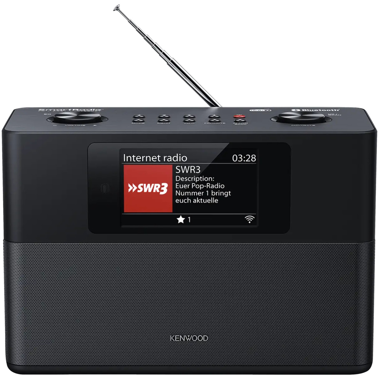Kenwood CR-ST200S DAB radio Zwart