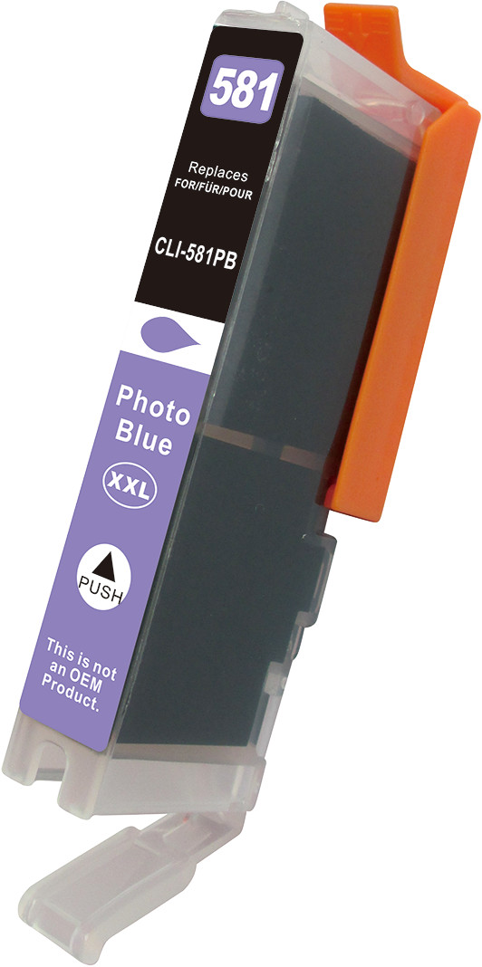 Huismerk Canon CLI-581XXL PB cartridge foto blauw