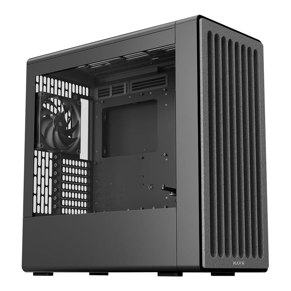 HAVN BF 360 Flow - pc-case - Midi-Tower AQ2 - Zwart