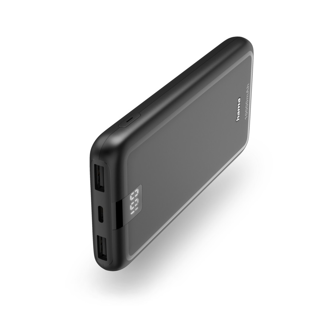Hama Performance 10 Power Pack 10.000 mAh Powerbank Grijs
