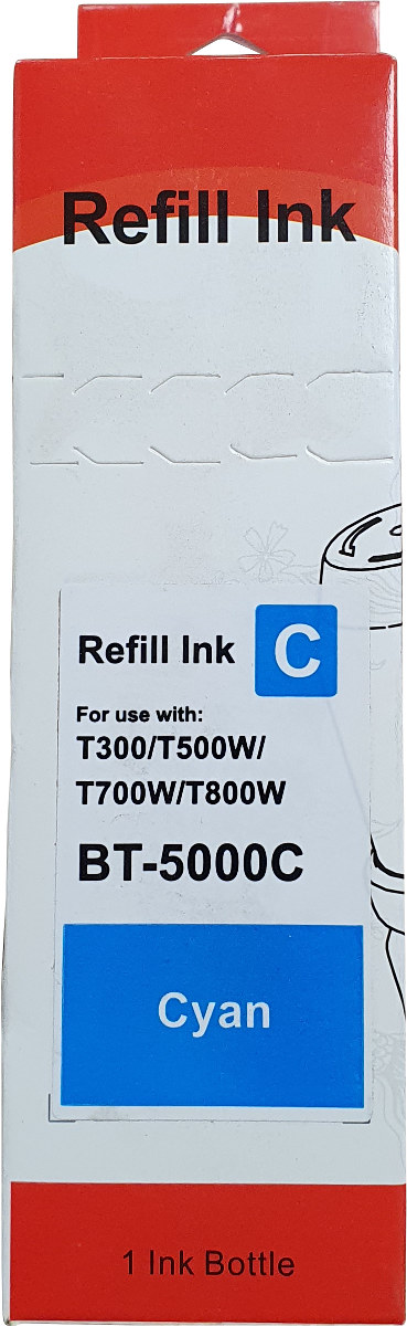 Huismerk Brother BT5000C inktfles cyaan