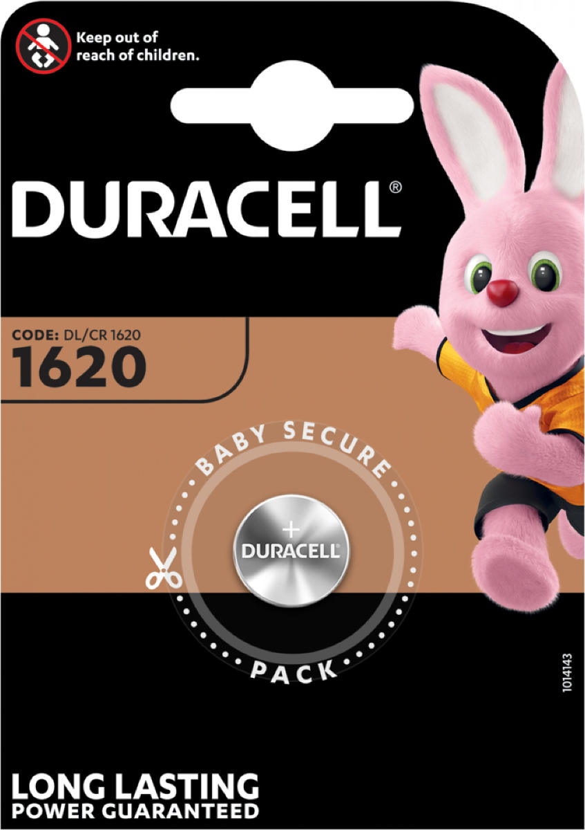 Duracell CR1620 knoopcel batterij