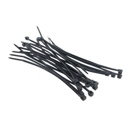 kabelbinders 10cm 100st zwart