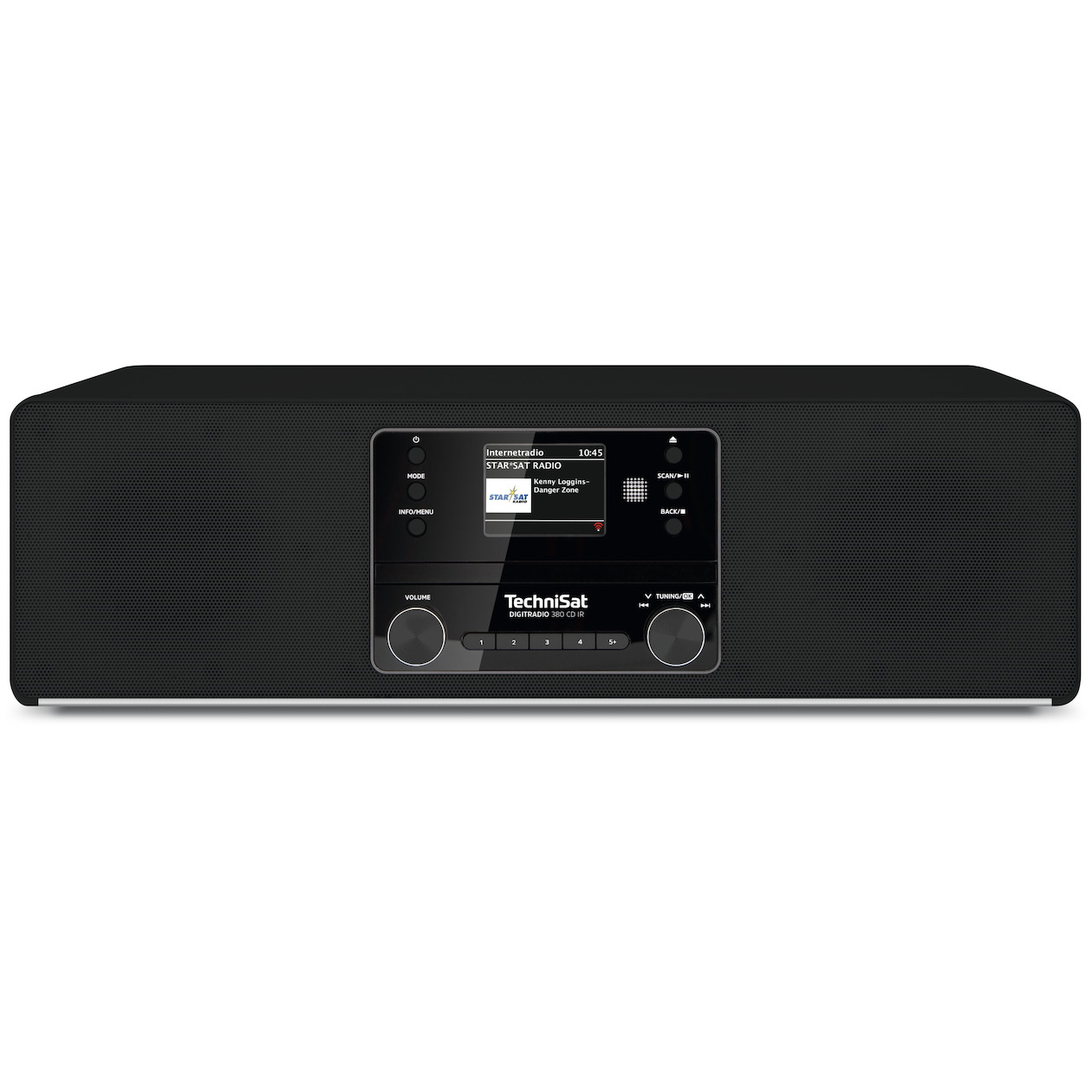 TechniSat Digitradio 380 CD IR Hybride radio Zwart