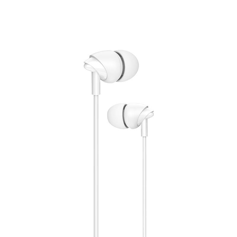 USAMS Bedrade In-Ear Oordopjes 1.2m - Wit