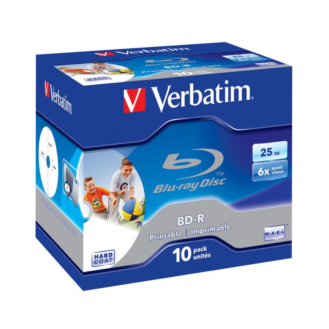Verbatim BD-R Printable 10st Jewelcase