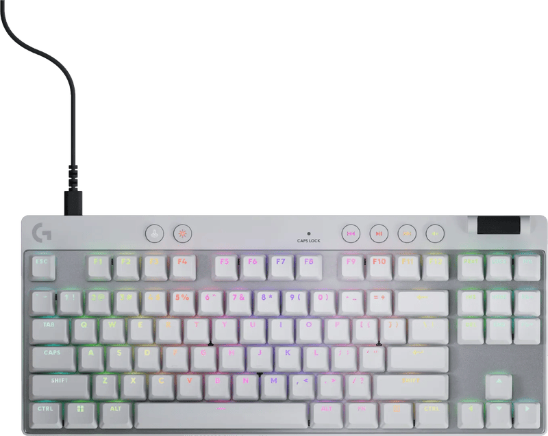 Logitech G Pro X TKL Rapid Gaming Toetsenbord Wit Qwerty