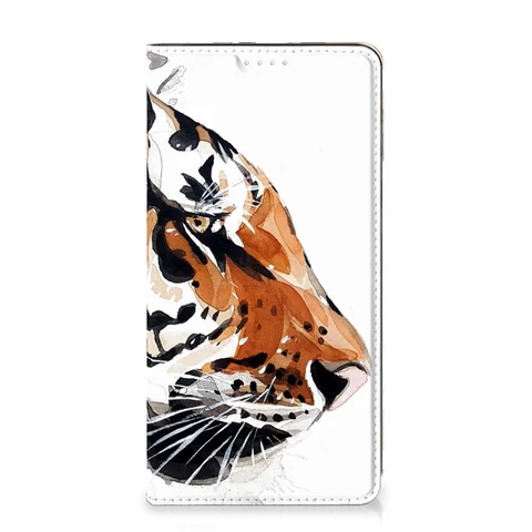 Bookcase Samsung Galaxy S20 FE Watercolor Tiger
