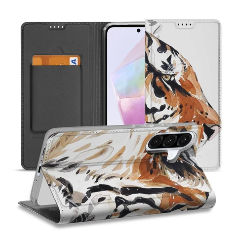 Bookcase voor Samsung Galaxy A56 | A36 Watercolor Tiger