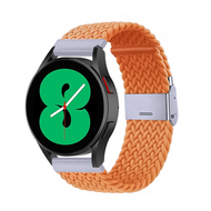 Braided nylon bandje - Oranje - Garmin Vivoactive 6 / Vivoactive 5 / Vivoactive 3