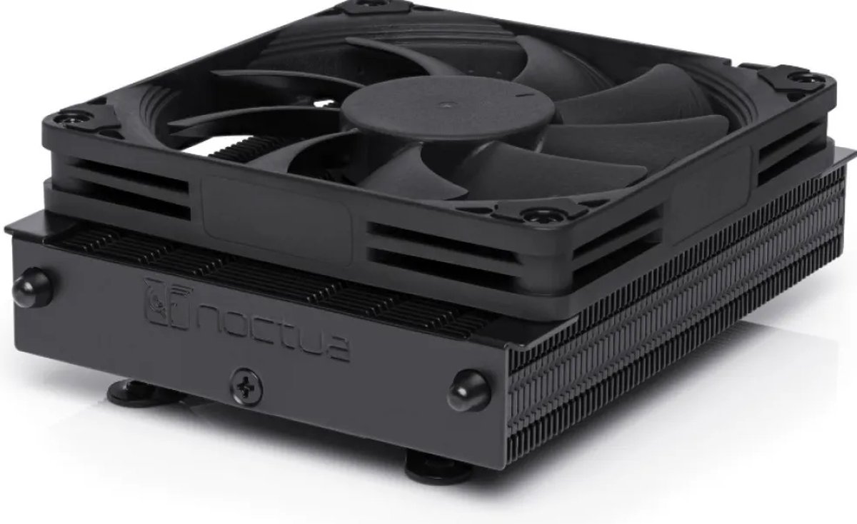 Noctua NH-L9a-AM5 chromax.black - Koeler voor Processor AM5 - 57.5 cfm - 600 - 2500 omw/min. - 23.6 dBA - 12V - zwart