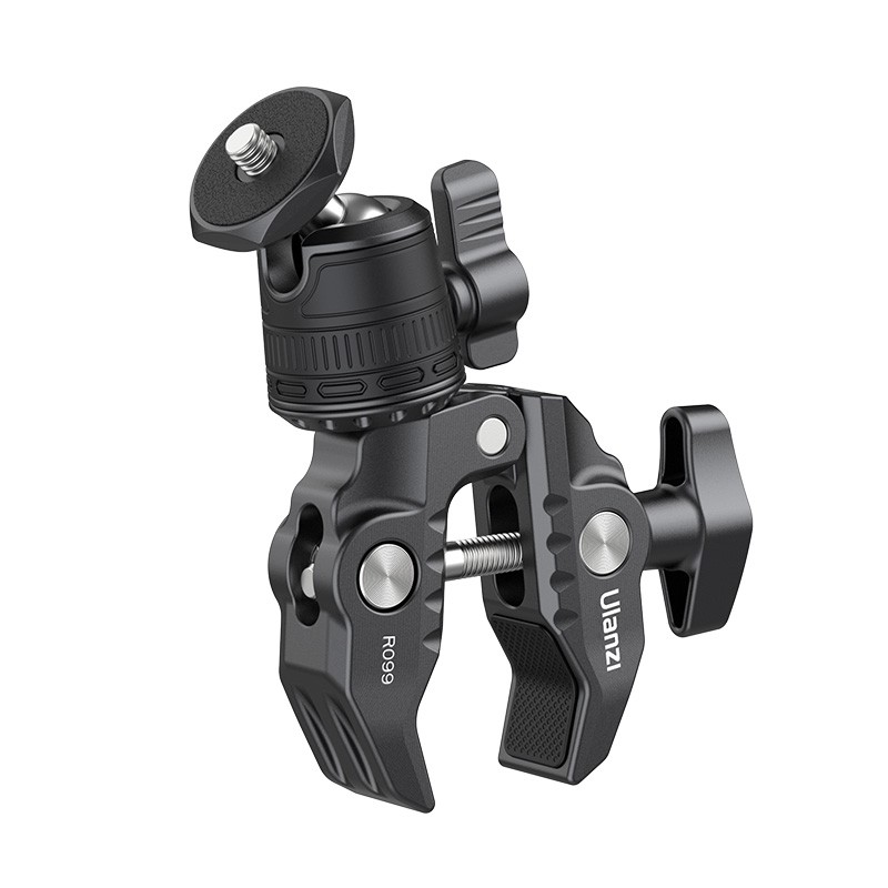 Ulanzi R099 mini super clamp met compact balhoofd voor buizen 13-60mm