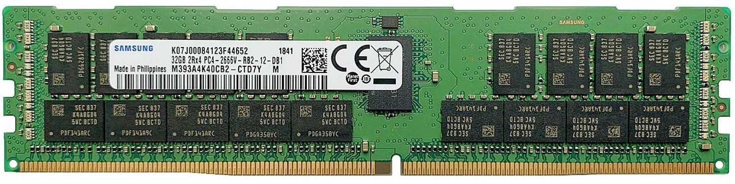 Samsung M393A4K40DB2-CTD7Y – 32GB DDR4 2666MHz ECC Registered DIMM – Enterprise Servergeheugen