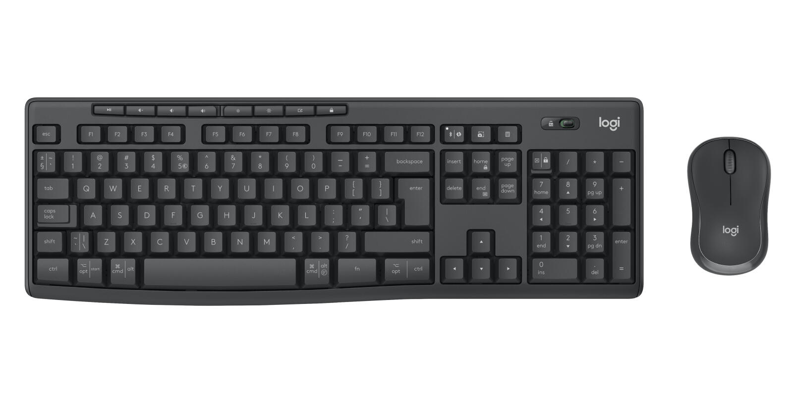 Logitech MK370 desktop zwart