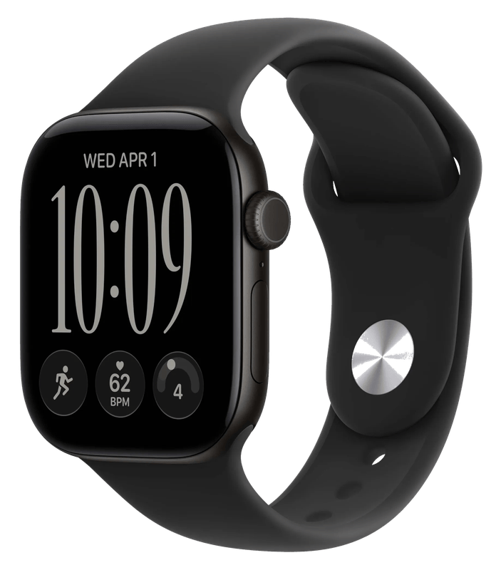Apple Watch Series 12 42mm Zwart Sportband M/L