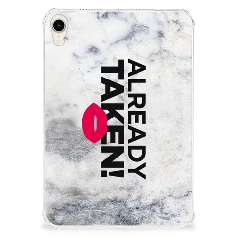 Apple iPad mini 6 (2021) Back cover met naam Already Taken White